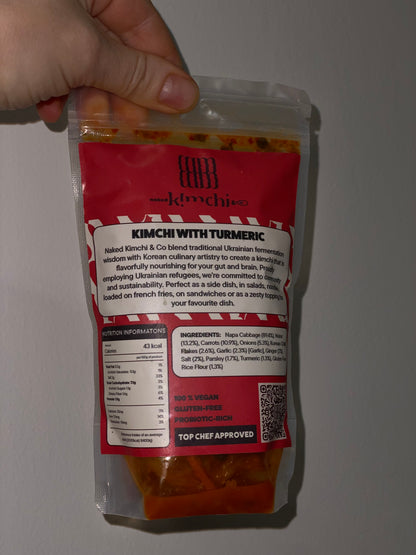 Vegan Gluten Free Kimchi with Turmeric